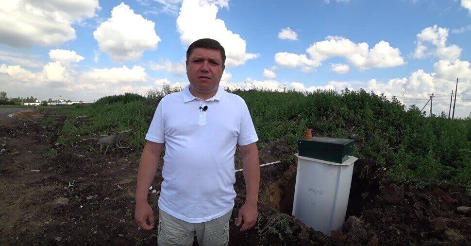 Монтаж автономной канализации BioDeka 5П